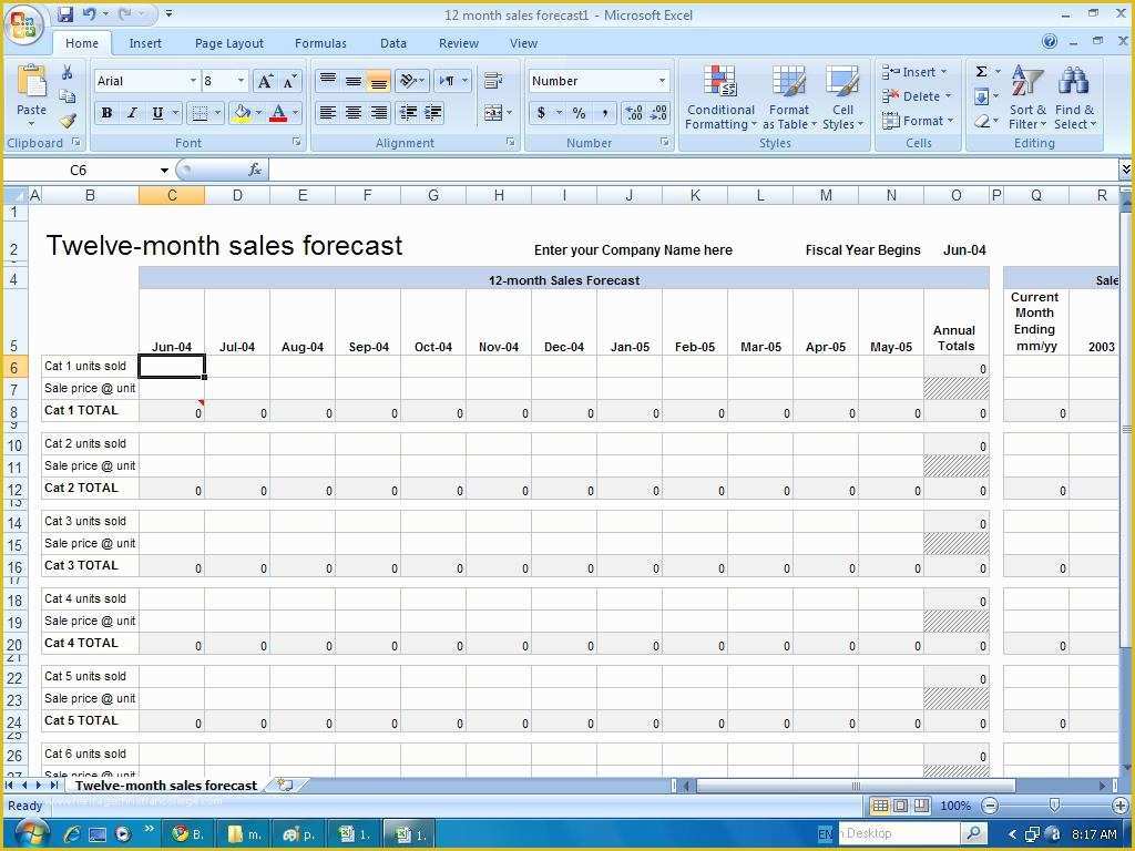 Free Sales forecast Template Of Sales forecast Template