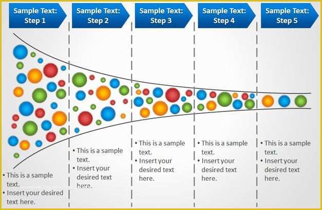 Free Sales Funnel Template Of Free Horizontal Process Funnel Powerpoint Template Free