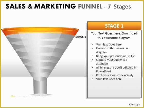 Free Sales Funnel Template Powerpoint Of Elegant Marketing Funnel Template