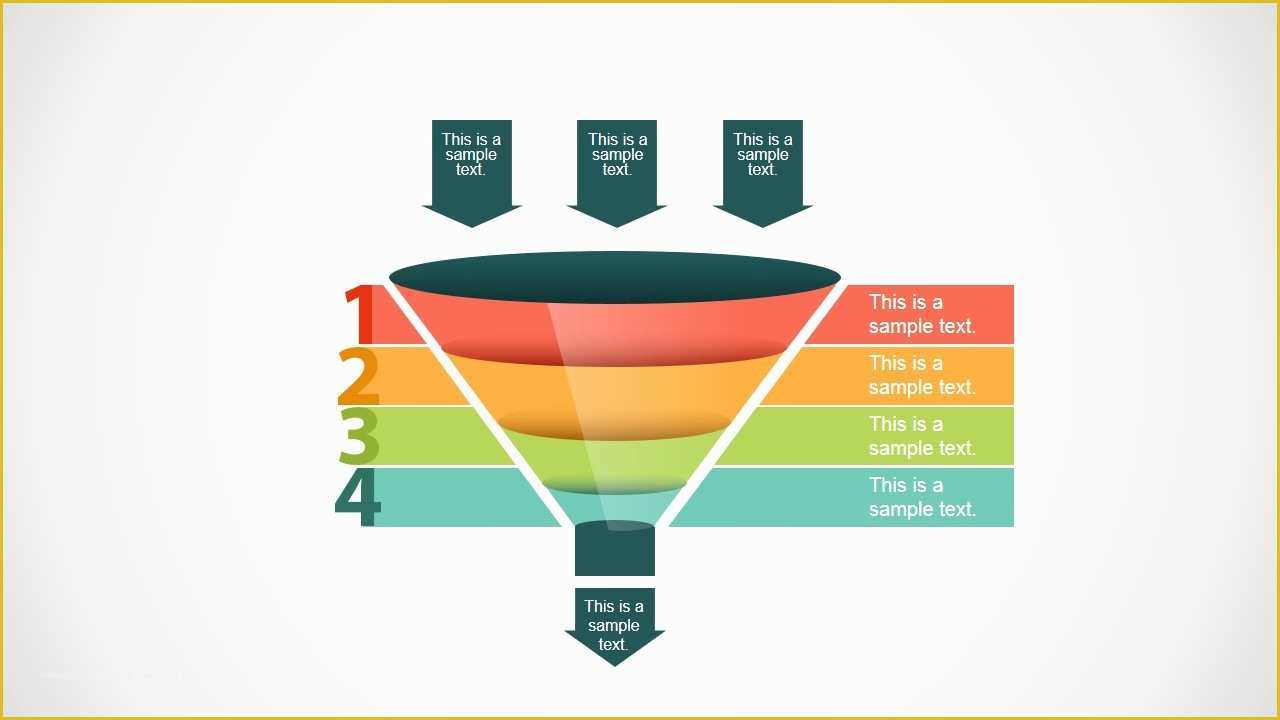 Free Sales Funnel Template Powerpoint Of Funnel Design Concept for Powerpoint Slidemodel