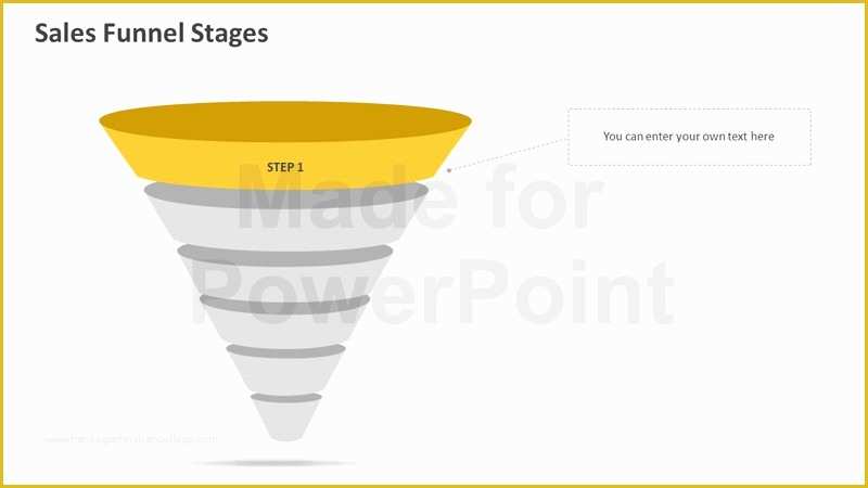 Free Sales Funnel Template Powerpoint Of Sales Funnel Stages Powerpoint Template