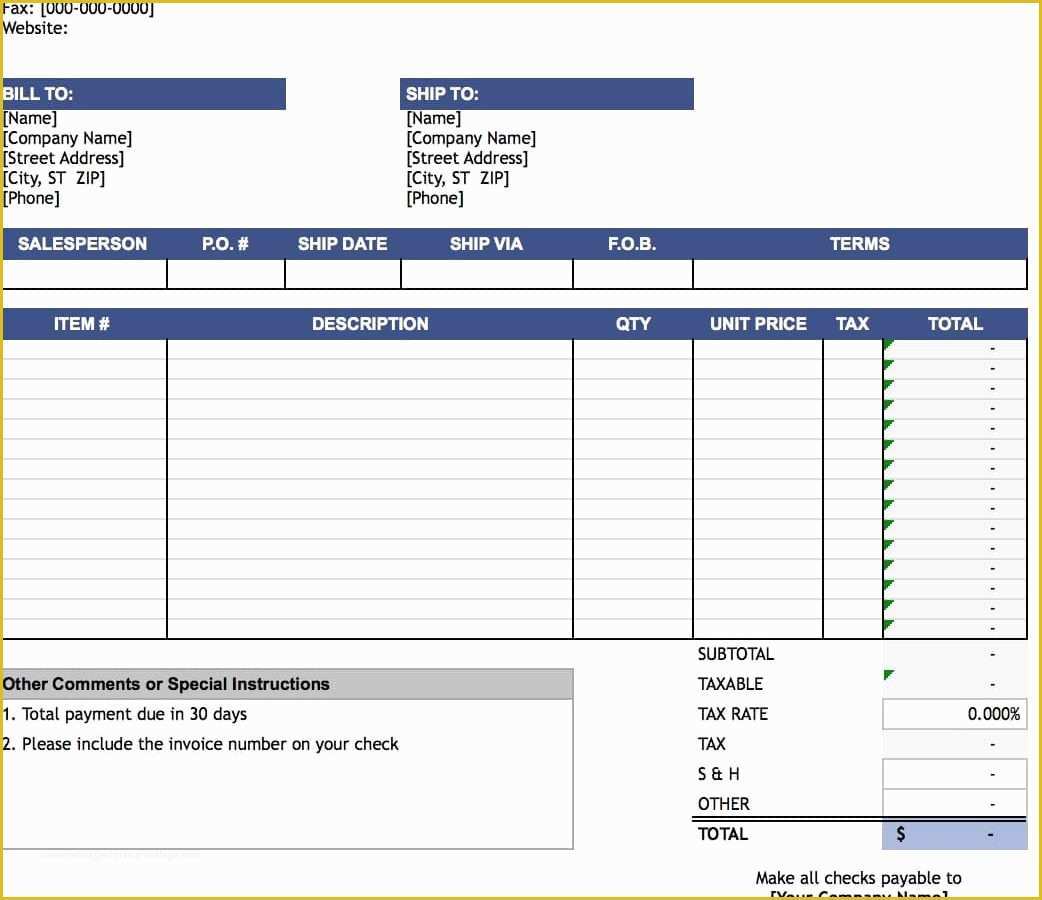 Free Sales Invoice Template Word Of Invoice Excel Template Microsoft Resume Templates 2003