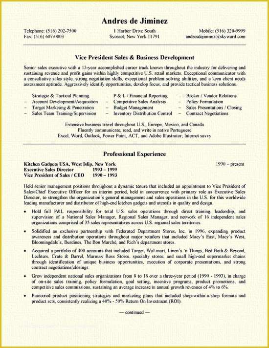 Free Sales Manager Resume Templates Of Good Headline for Sales Resume