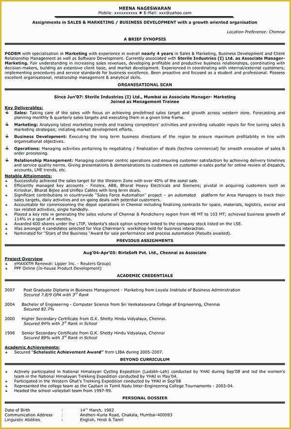 Free Sales Manager Resume Templates Of Sample Resume for Sales Resume Sample Resume Skills for