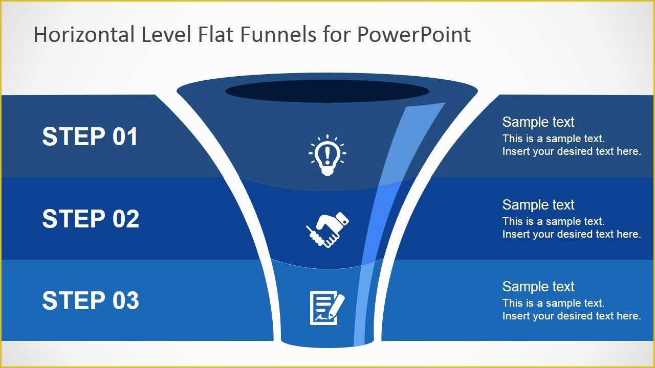 Free Sales Powerpoint Templates Of Free Flat Funnel Powerpoint Template Slidemodel