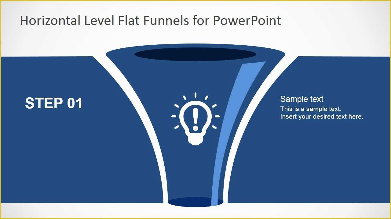 Free Sales Powerpoint Templates Of Free Flat Funnel Powerpoint Template Slidemodel