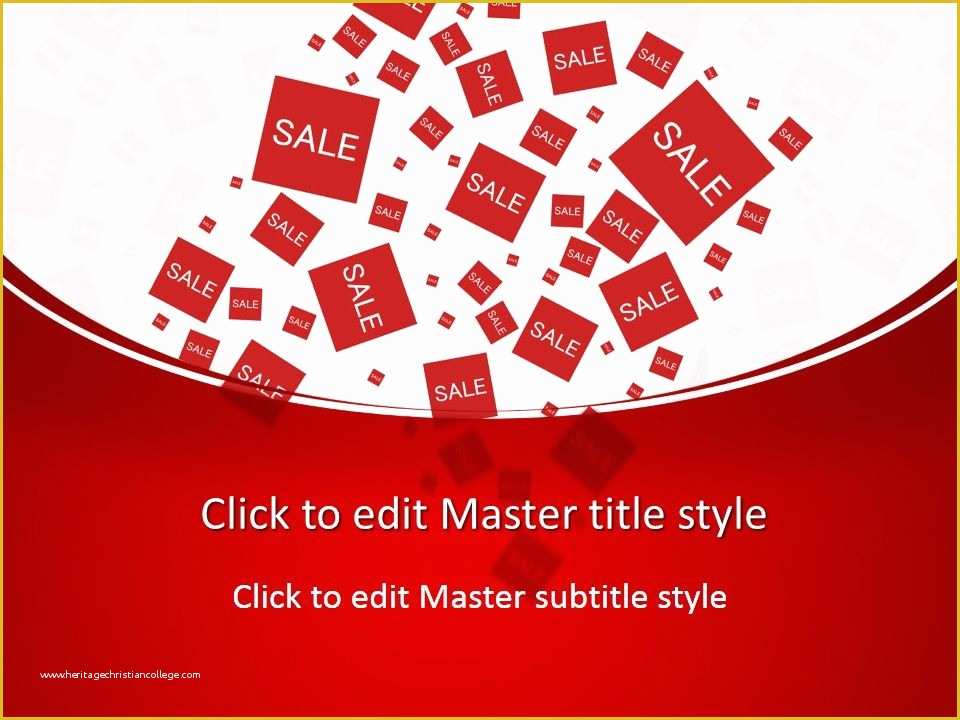 Free Sales Powerpoint Templates Of Free Sale Powerpoint Template to Sell Your Red Hot