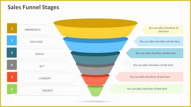 Free Sales Powerpoint Templates Of Sales Funnel Stages Powerpoint Template
