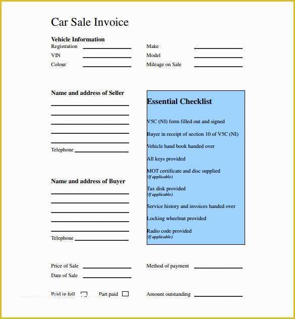 Free Sales Receipt Template Pdf Of 14 Car Sale Receipt Templates Doc Pdf