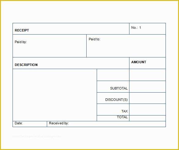 Free Sales Receipt Template Pdf Of Sales Receipt Template 22 Free Word Excel Pdf format