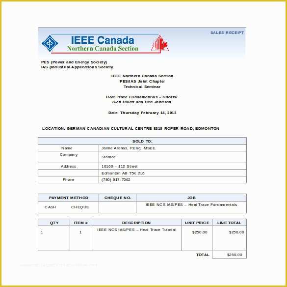 Free Sales Receipt Template Pdf Of Sample Sales Receipt Template 10 Free Documents In Word