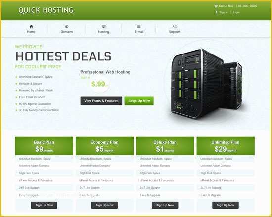 Free Sales Website Template Of 50 Best Hosting Website Templates Free & Premium