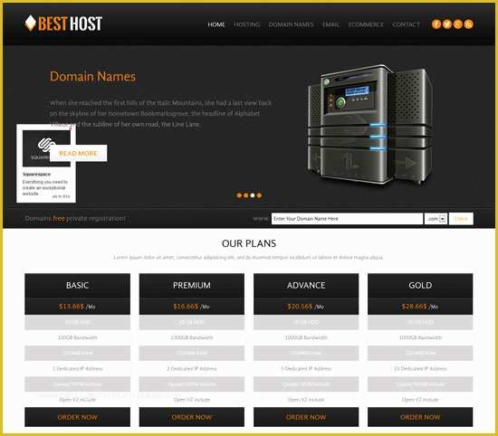 Free Sales Website Template Of 70 Best Hosting Website Templates Free & Premium