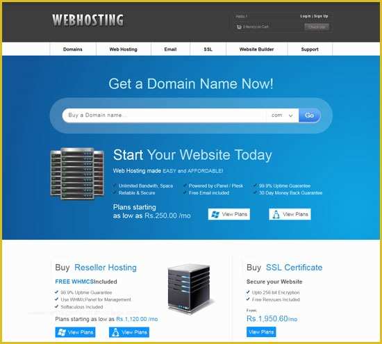 Free Sales Website Template Of 70 Best Hosting Website Templates Free & Premium