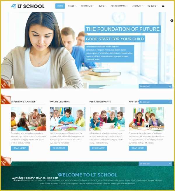 Free Sales Website Template Of Template Joomla Education Templates Station