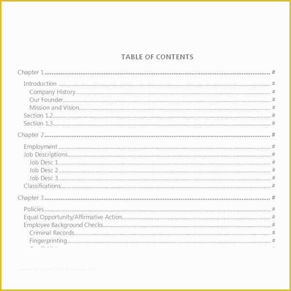 Free Salon Employee Handbook Template Of Blog Archives Spatorrentino