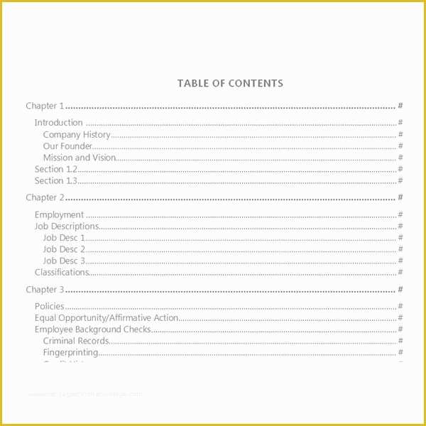 Free Salon Employee Handbook Template Of Blog Archives Spatorrentino