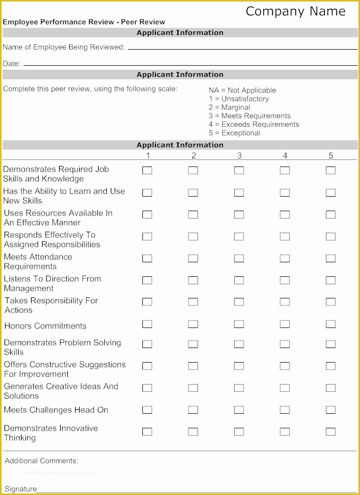 Free Salon Employee Handbook Template Of Example Image Employee Performance Review