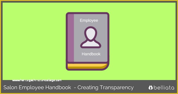 Free Salon Employee Handbook Template Of Salon Employee Handbook