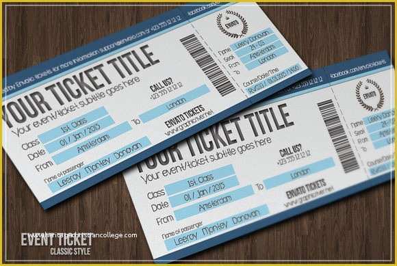 Free Sample event Tickets Template Of 15 Sample Blank Ticket Templates