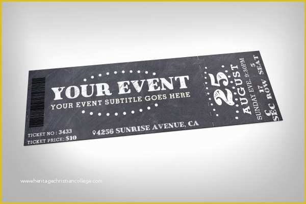 Free Sample event Tickets Template Of 40 Ticket Designs Psd Vector Eps Ai Illustrator Download