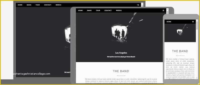 Free Sample HTML Web Page Templates Of Responsive Web Design Templates