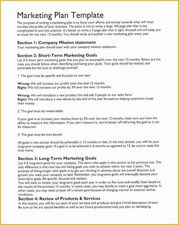 Free Sample Marketing Plan Template Of 15 Marketing Action Plan Templates to Download for Free