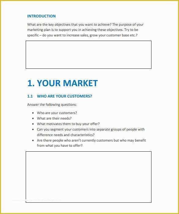 Free Sample Marketing Plan Template Of 15 Marketing Action Plan Templates to Download for Free