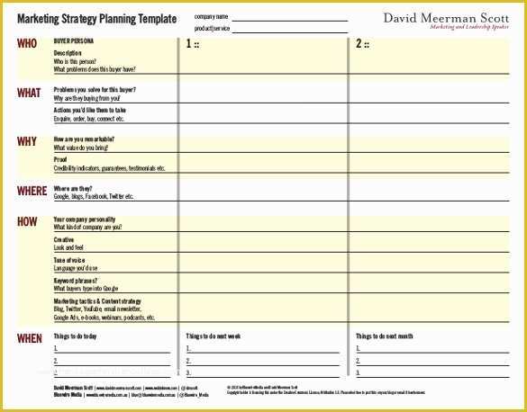 Free Sample Marketing Plan Template Of Marketing Strategy Templates 20 Pdf Word format