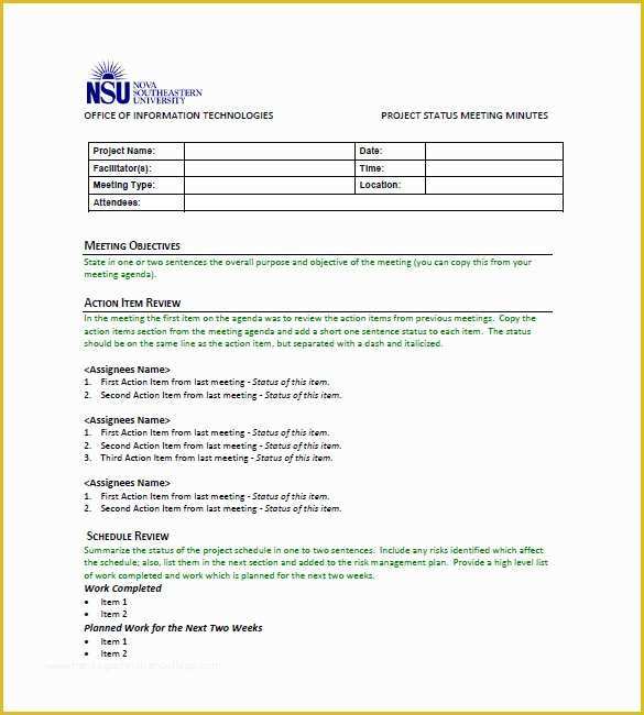 Free Sample Minutes Of Meeting Template Of 27 Sample Minutes Of Meeting Templates Doc Pdf
