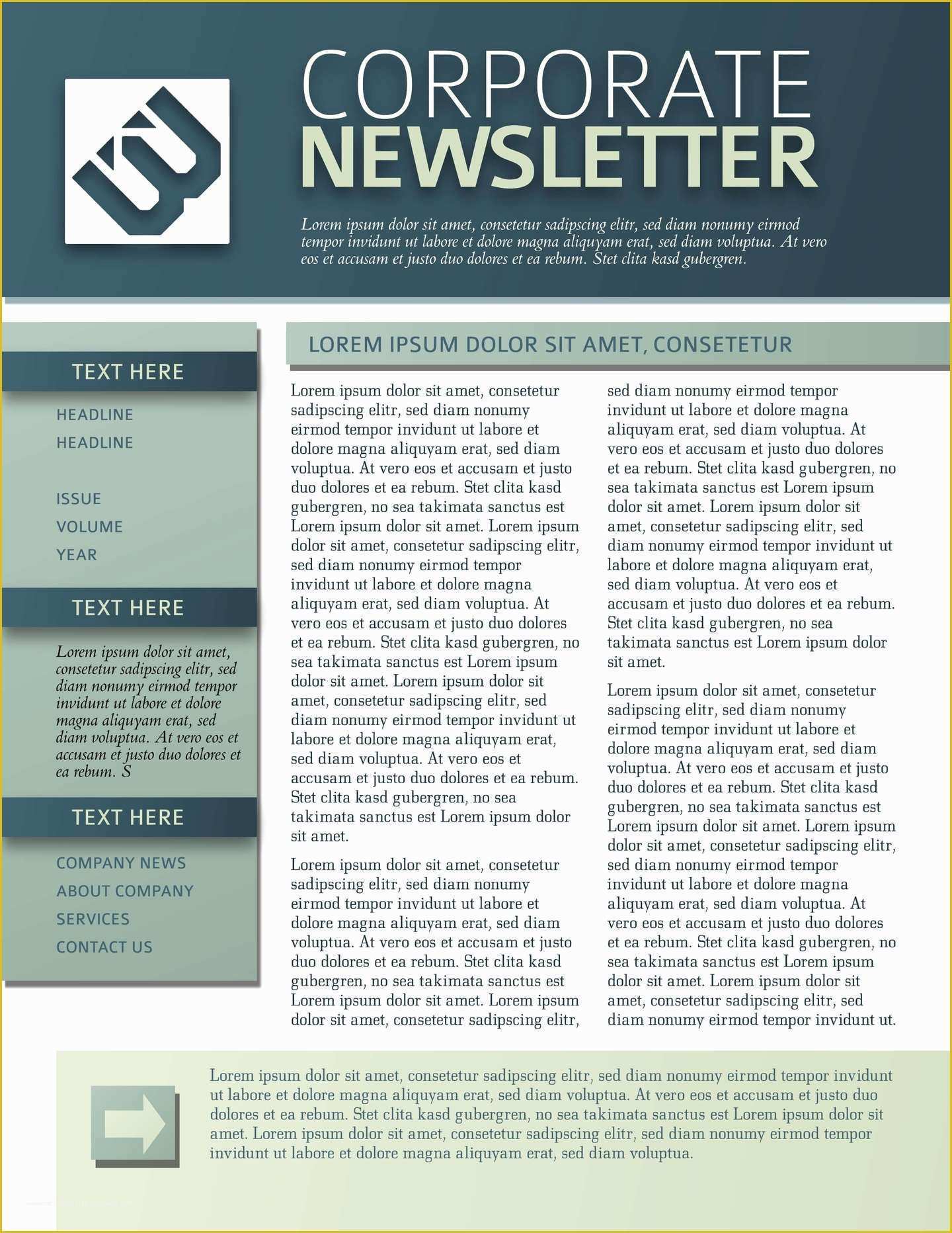 Free Sample Newsletter Templates Of 9 Free Business Newsletters Templates