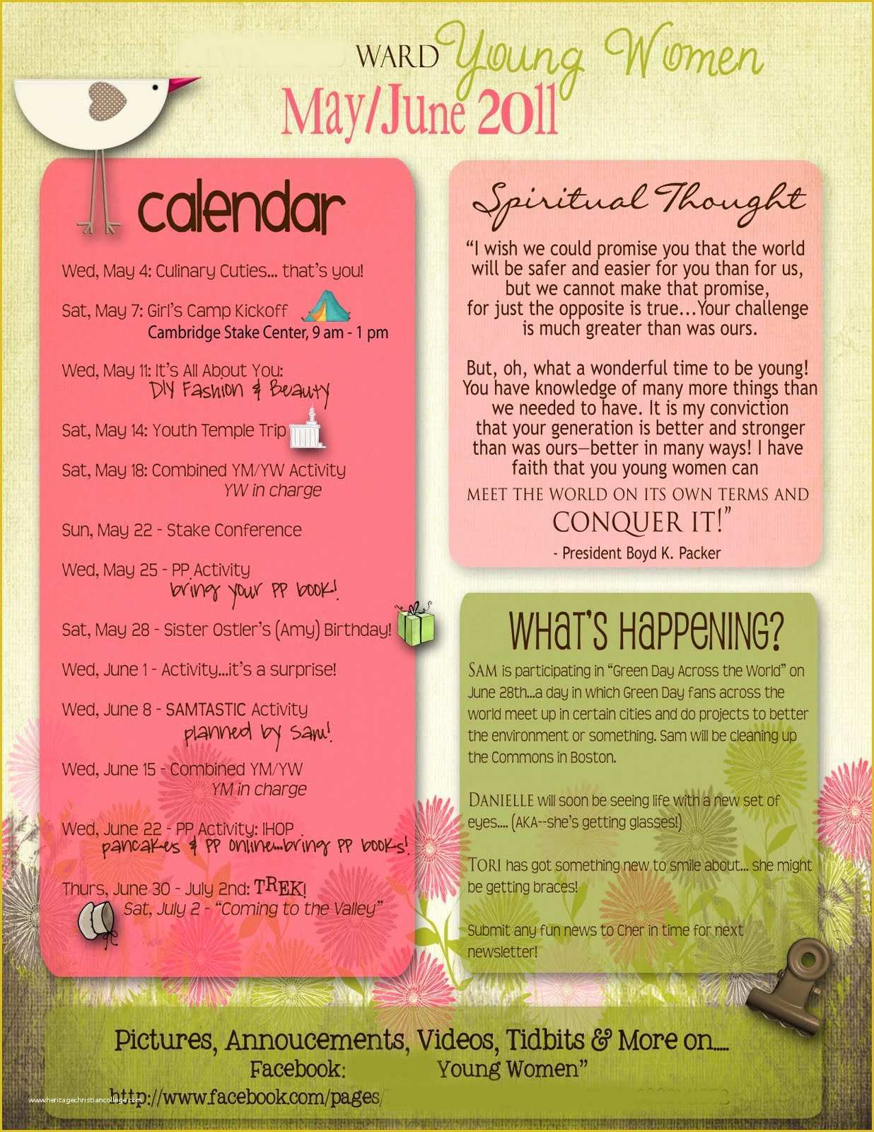 Free Sample Newsletter Templates Of Life Design and the Pursuit Of Craftiness Yw Newsletters