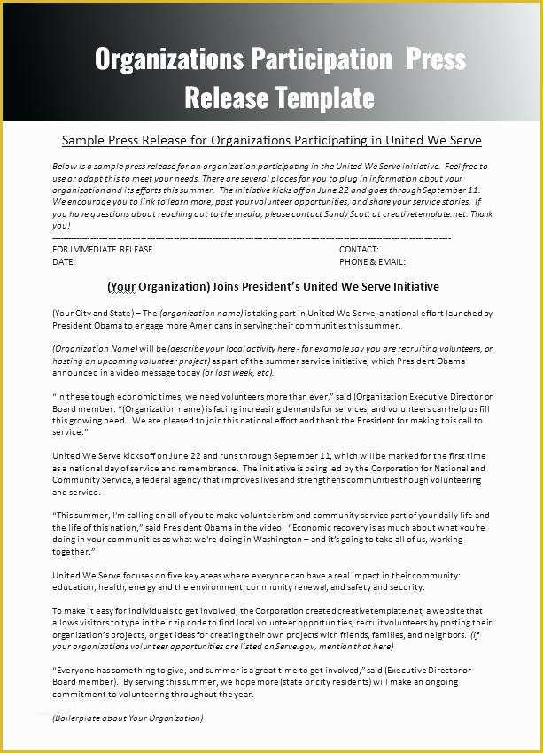 Free Sample Press Release Template Of Press Release Template Free Word Excel format Download