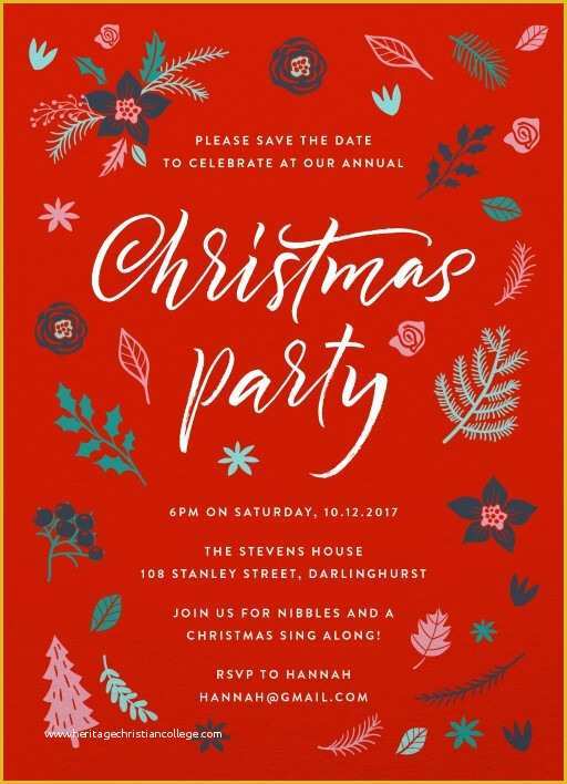 Free Save the Date Holiday Party Templates Of Christmas Party ...