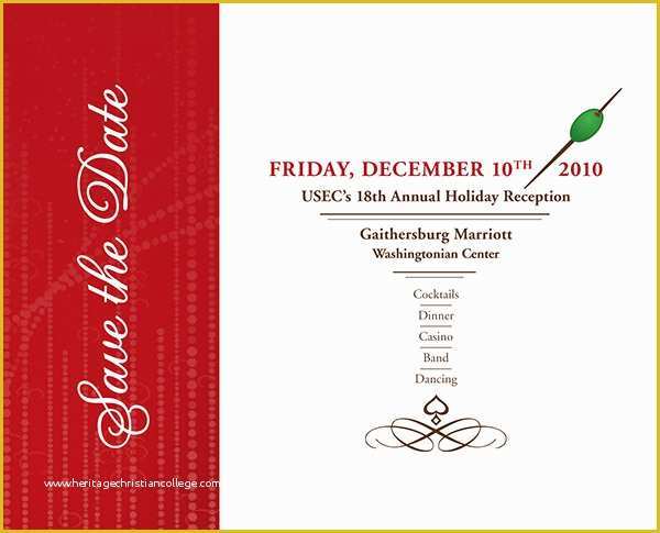 Free Save the Date Holiday Party Templates Of Holiday Party Branding On Behance