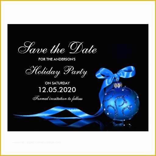 Free Save the Date Holiday Party Templates Of Holiday Party Save the Date Templates Postcard