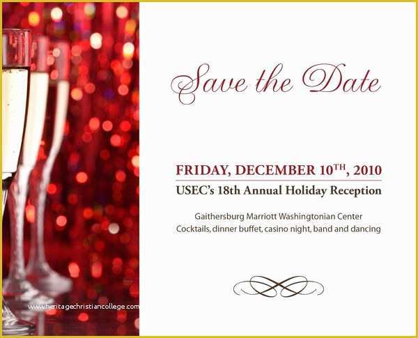 Free Save the Date Holiday Party Templates Of Holiday Save the Date Templates Google Search