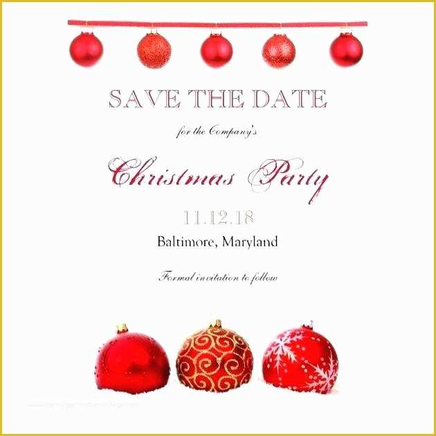Free Save the Date Holiday Party Templates Of Save the Date Christmas Party Template Free – Festival