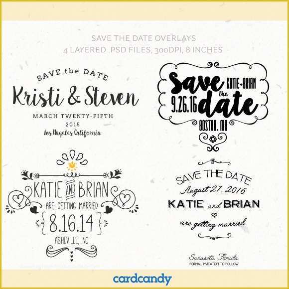 Free Save the Date Postcard Templates Of Digital Save the Date Overlays Wedding Card