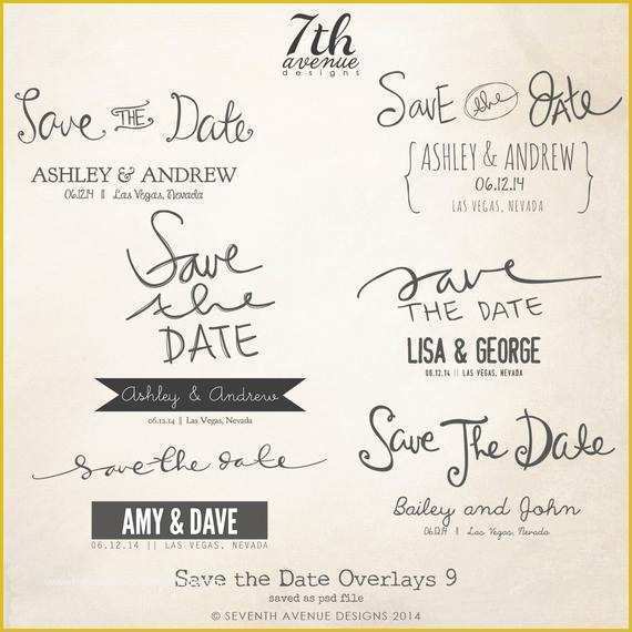 Free Save the Date Templates Word Of Instant Download Save the Date Words Overlays Vol 9