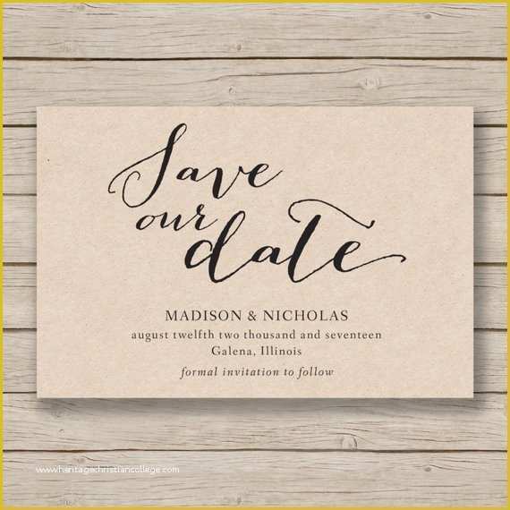 Free Save the Date Templates Word Of Printable Save the Date Template Editable by