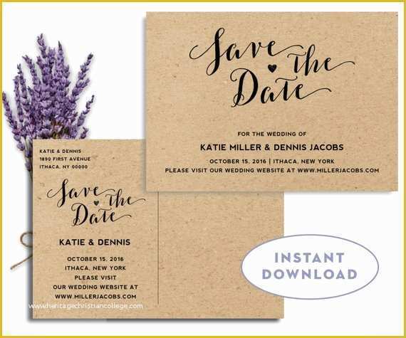 Free Save the Date Templates Word Of Save the Date Postcard Template Rustic Save by