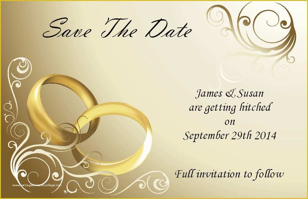 Free Save the Date Wedding Invitation Templates Of Save the Date Cards by Invite Designs