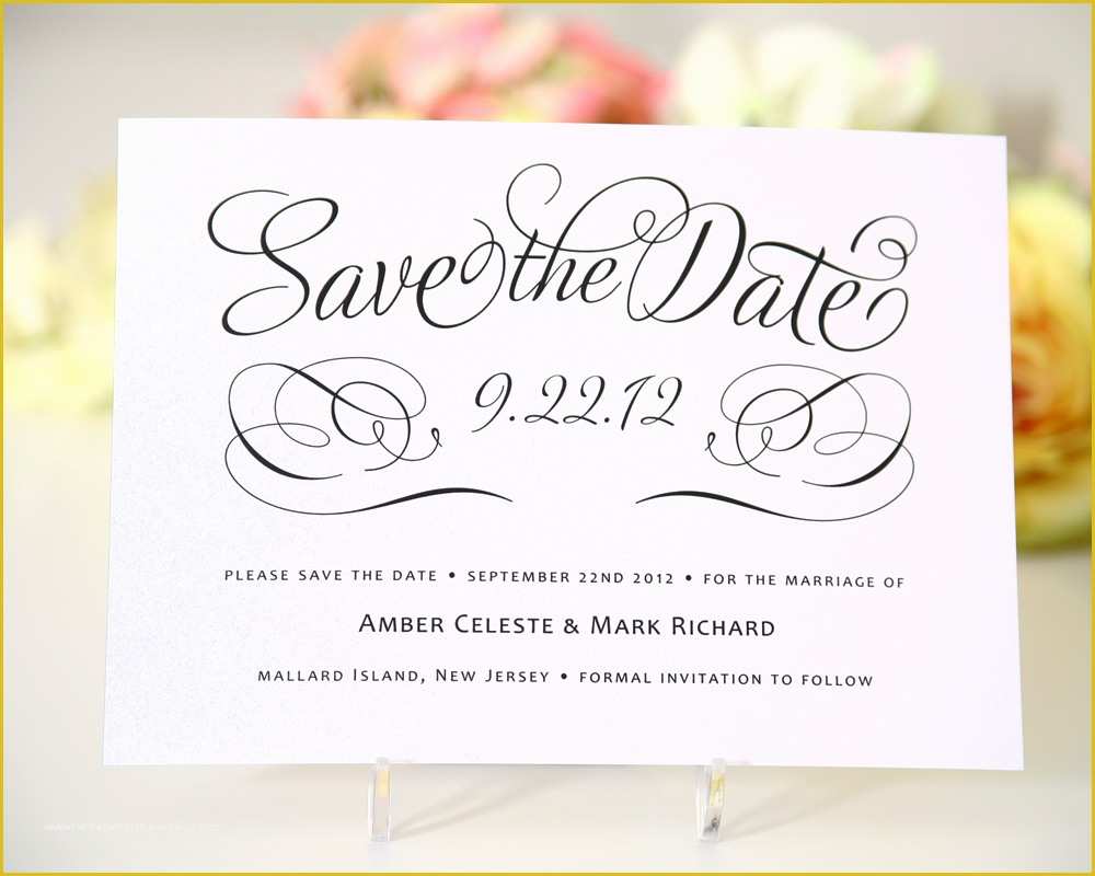 Free Save the Date Wedding Invitation Templates Of Save the Date Cards Templates for Weddings