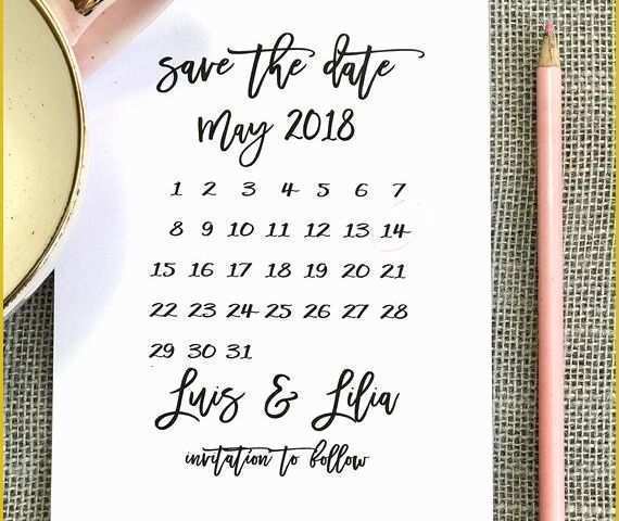 Free Save the Date Wedding Invitation Templates Of Save the Date Template Save the Dates Printable Save the