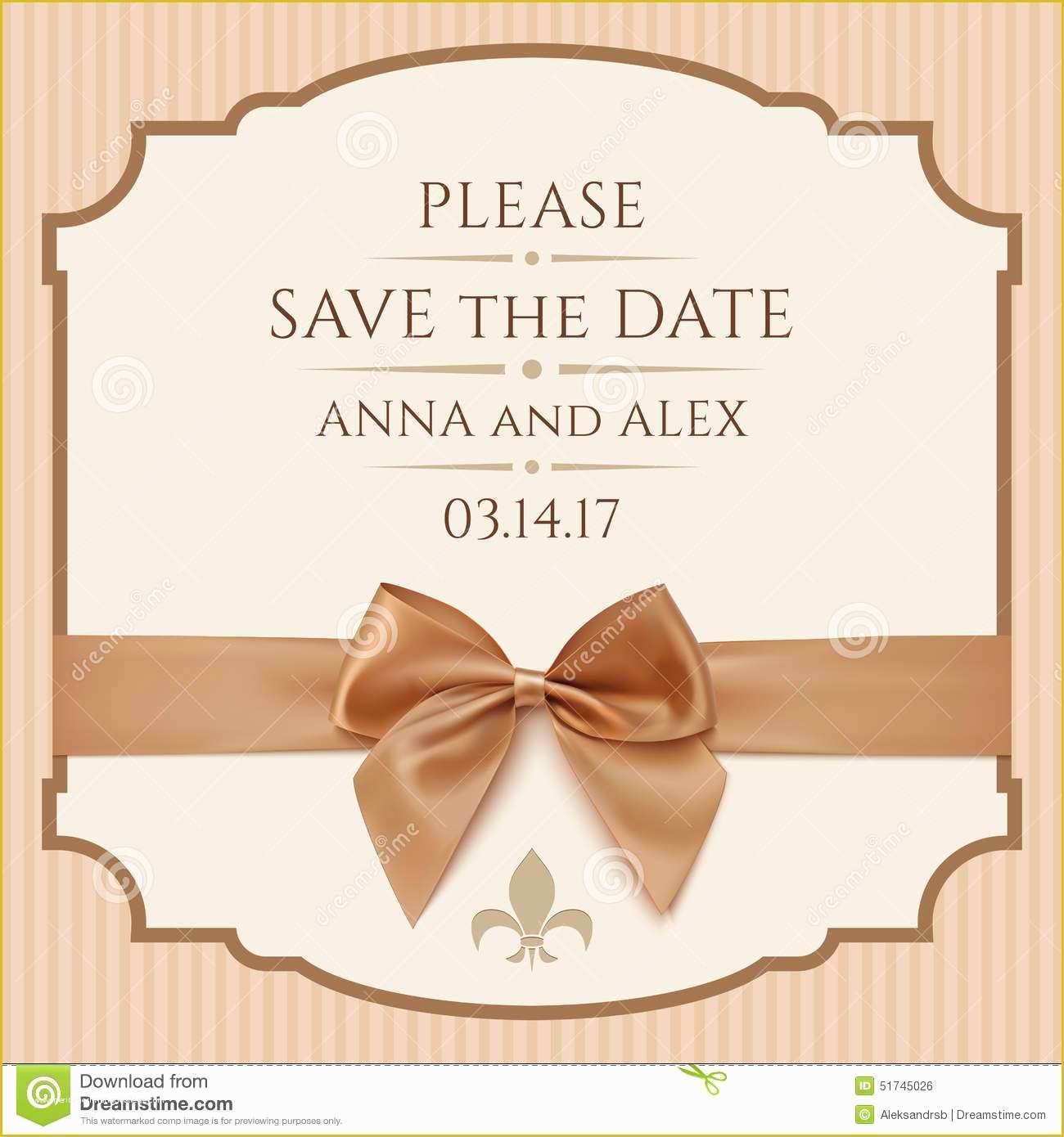 Free Save the Date Wedding Invitation Templates Of Save the Date Wedding Invitation Card Stock Illustration