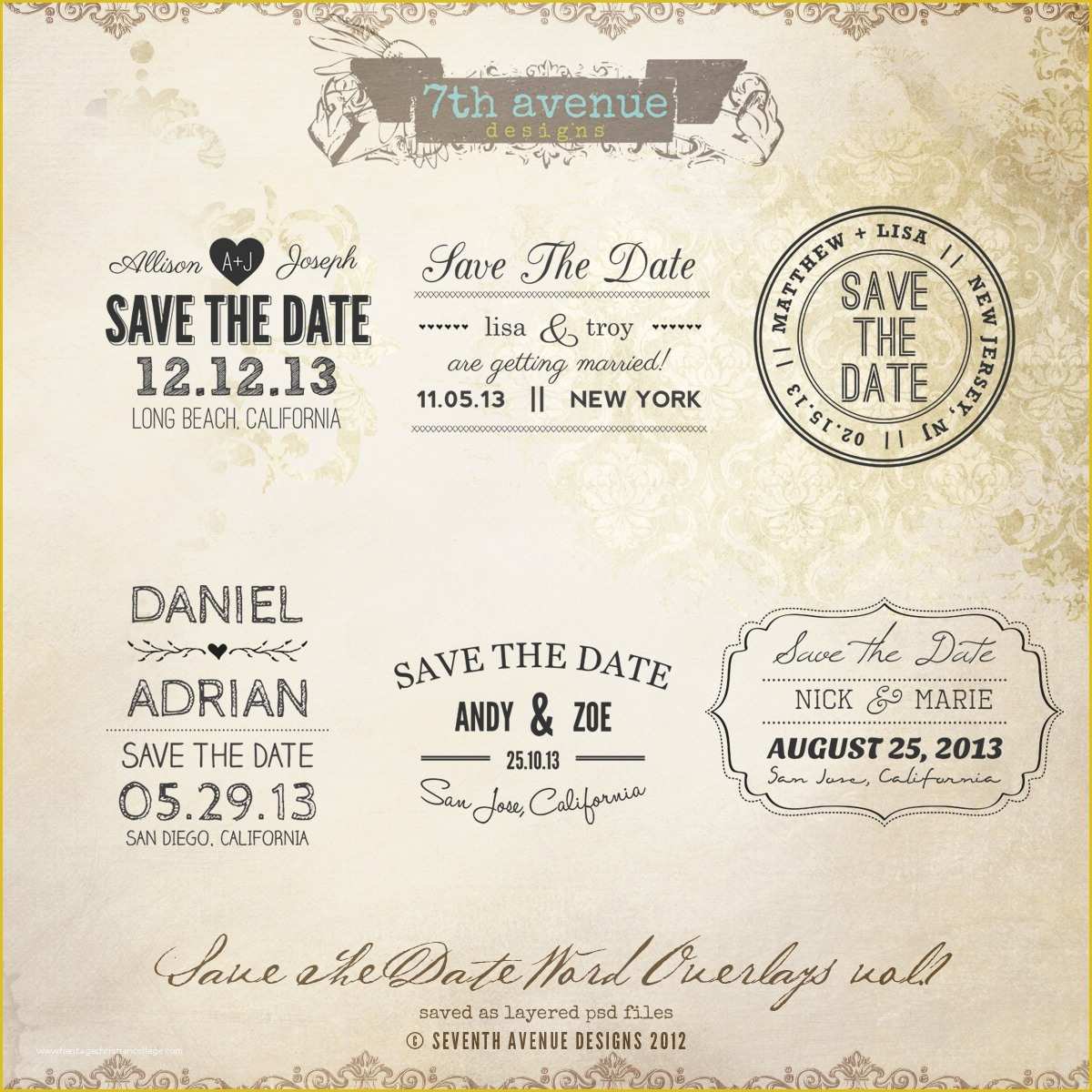 Free Save the Date Wedding Invitation Templates Of Senior Card Templates No 2 [senior2] $4 00 7thavenue