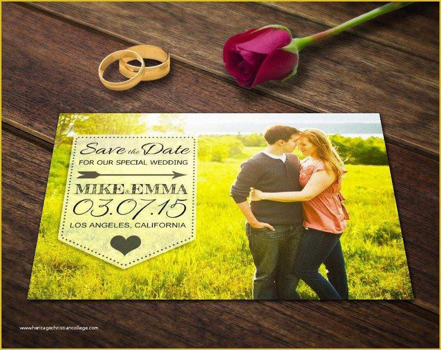 Free Save the Date Wedding Invitation Templates Of Wedding Save the Date Postcard Template Shop