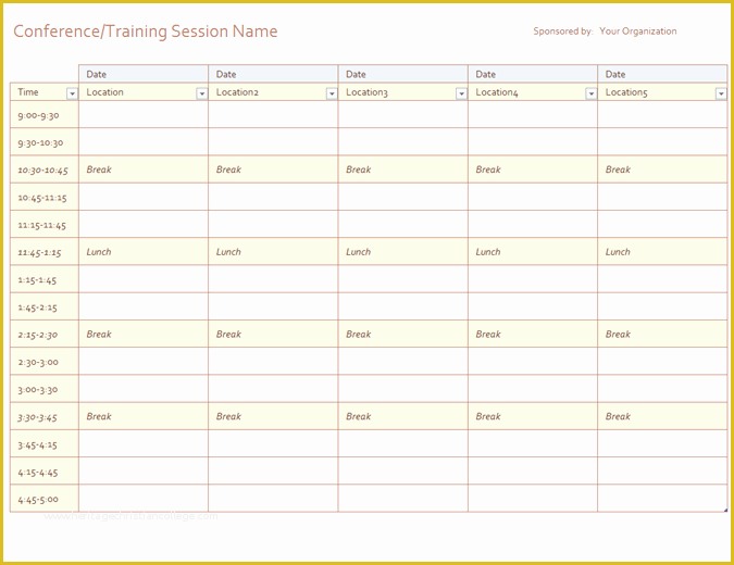 Free Scheduling Calendar Template Of Free Daily event Schedule Calendar Template