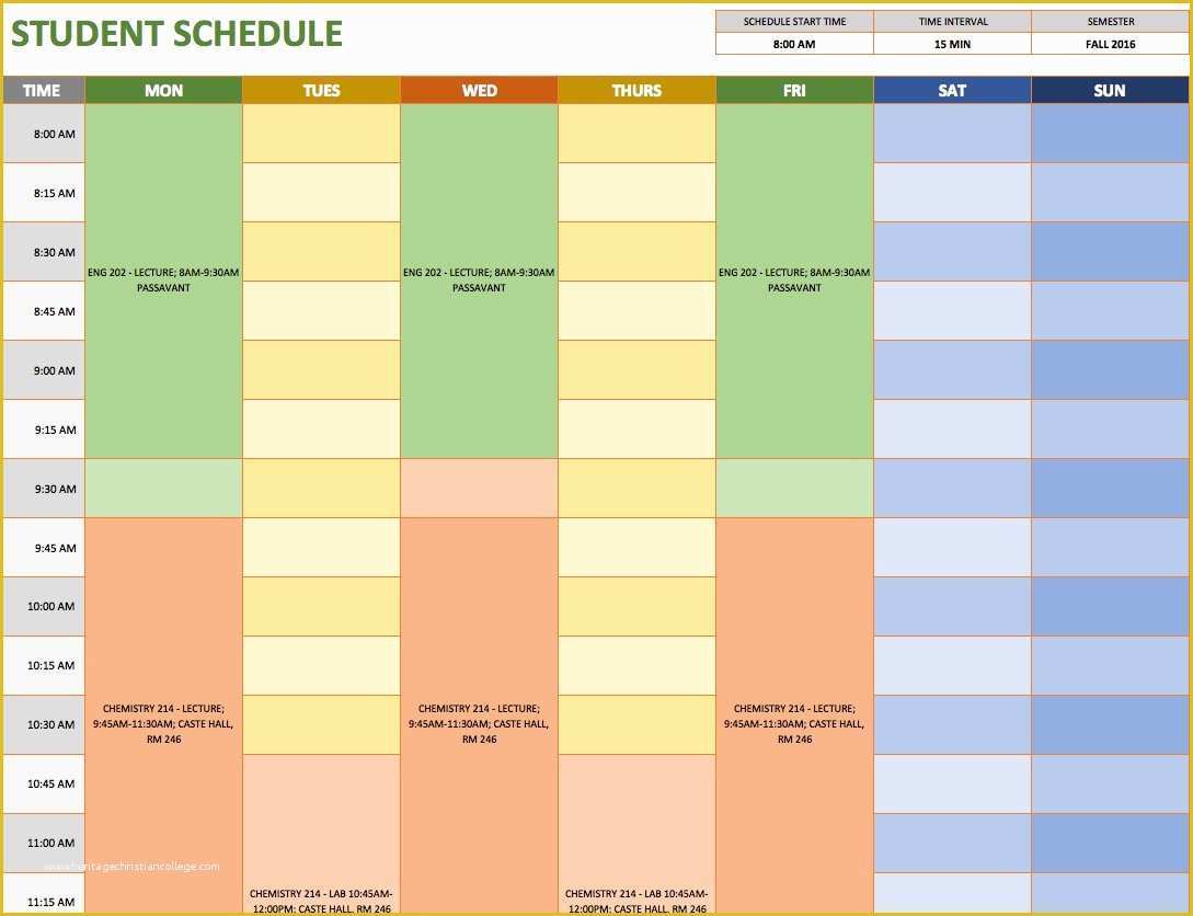 Free Scheduling Calendar Template Of Free Weekly Schedule Templates for Excel Smartsheet